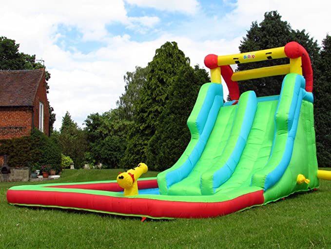 BeBoP Neptune Towers Inflatable Water Slide Bouncy Castle